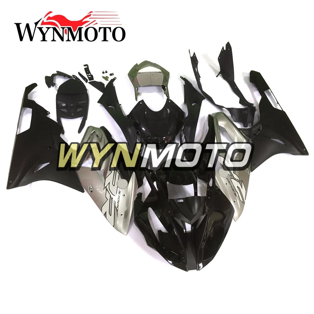 Black Silver Complete ABS Injection Plastics Fairings For BMW S1000RR 2015 2016 15 16 Motorcycle Fairing Kit Bodyworks
Black Silver Complete ABS Injection Plastics Fairings For BMW S1000RR 2015 2016 15 16 Motorcycle Fairing Kit Bodyworks