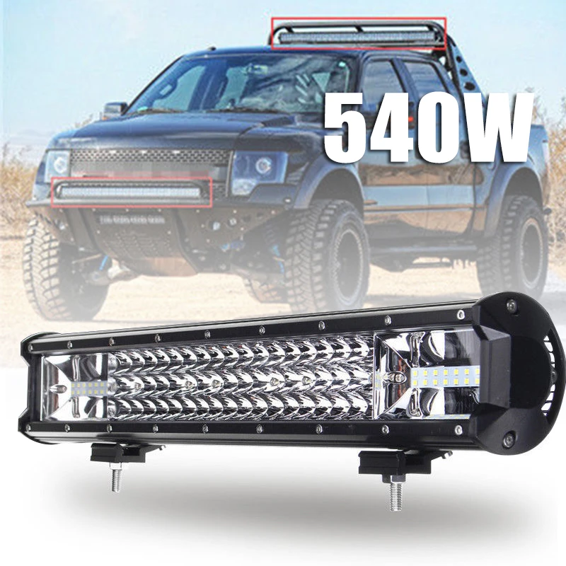Newest 20 Inch 540W 90LED Work Light Bar Flood Spot Combo Offroad Truck Driving Lamp
Newest 20 Inch 540W 90LED Work Light Bar Flood Spot Combo Offroad Truck Driving Lamp