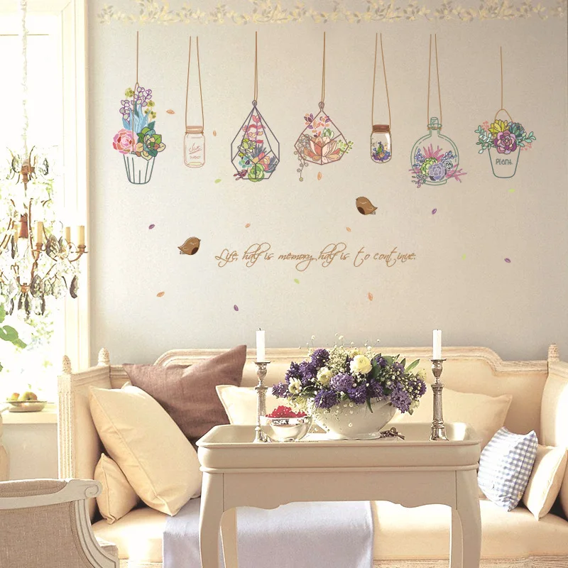 Cartoon flower pot basket wall stickers dormitory decoration stickers bedroom bedside background wall stickers
Cartoon flower pot basket wall stickers dormitory decoration stickers bedroom bedside background wall stickers