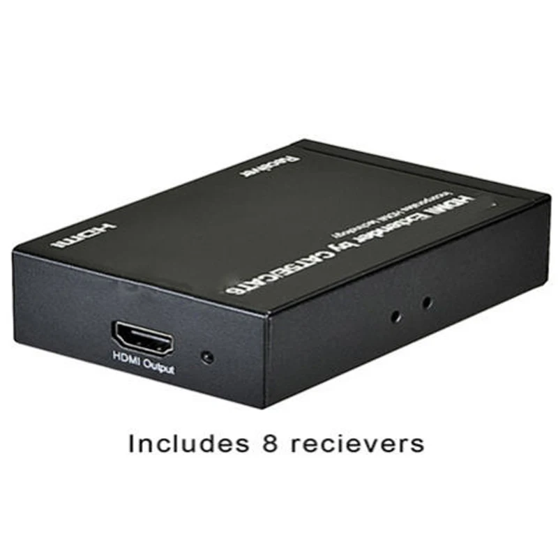 HDMI 1X8 UTP удлинитель сплиттер от cat5e/6 до 60 м с 8 приемников в комплекте full HD1080P |