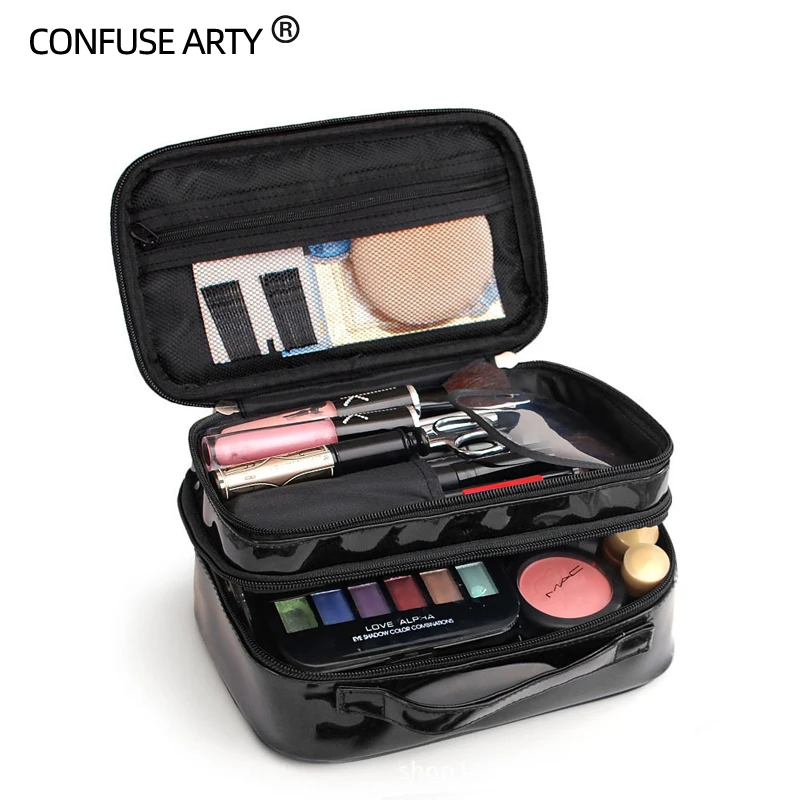 High Quality Lady's Cosmetic Bags Waterproof Make Up Tools Organizer Pouch Wash Toiletry Vanity Travel Case Box Accessories
High Quality Lady's Cosmetic Bags Waterproof Make Up Tools Organizer Pouch Wash Toiletry Vanity Travel Case Box Accessories