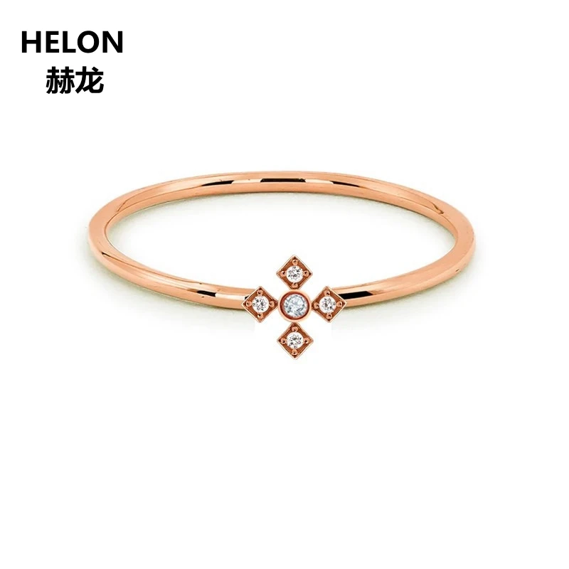 Solid 14k Rose Gold Natural Diamonds Engagement Ring for Women Anniversary Wedding Band Fine Jewelry Classic
Solid 14k Rose Gold Natural Diamonds Engagement Ring for Women Anniversary Wedding Band Fine Jewelry Classic