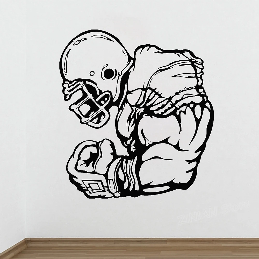 Football Player Poster Wall Sticker Athlete Sport Game Rugby Vinyl Stickers Decals Home Decor Bedroom Living Room Murals Z832
Football Player Poster Wall Sticker Athlete Sport Game Rugby Vinyl Stickers Decals Home Decor Bedroom Living Room Murals Z832