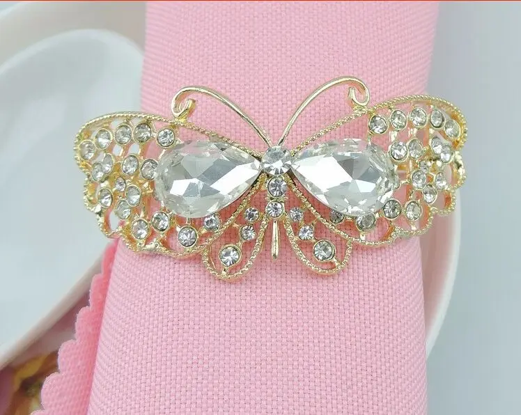 4pcs Wholesale Buckle hotel banquet soft outfit napkins, napkin rings high atmospheric alloy butterfly rhinestone napkin ring
4pcs Wholesale Buckle hotel banquet soft outfit napkins, napkin rings high atmospheric alloy butterfly rhinestone napkin ring
