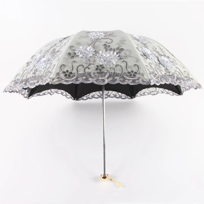 1pcs Vintage Lace Double Layer UV Sun Parasol Folding 3D Flower Embroidery Sun Umbrella FPW9106
1pcs Vintage Lace Double Layer UV Sun Parasol Folding 3D Flower Embroidery Sun Umbrella FPW9106