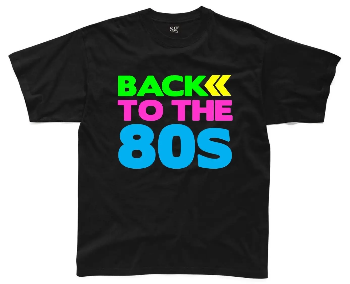 Мужская футболка с надписью BACK TO THE 80 s черный нарядный костюм из предметов