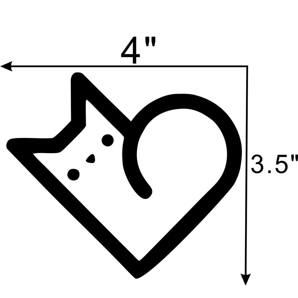 Виниловая наклейка с надписью «I love my cat»
Виниловая наклейка с надписью «I love my cat»