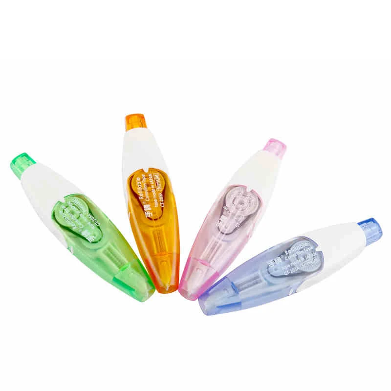 Taiwan SDI Press/Click Correction Tape Refillable 5mm*6m Translucent Quality Stationery Kids School Office Supplies CT-205 1pcs
Taiwan SDI Press/Click Correction Tape Refillable 5mm*6m Translucent Quality Stationery Kids School Office Supplies CT-205 1pcs