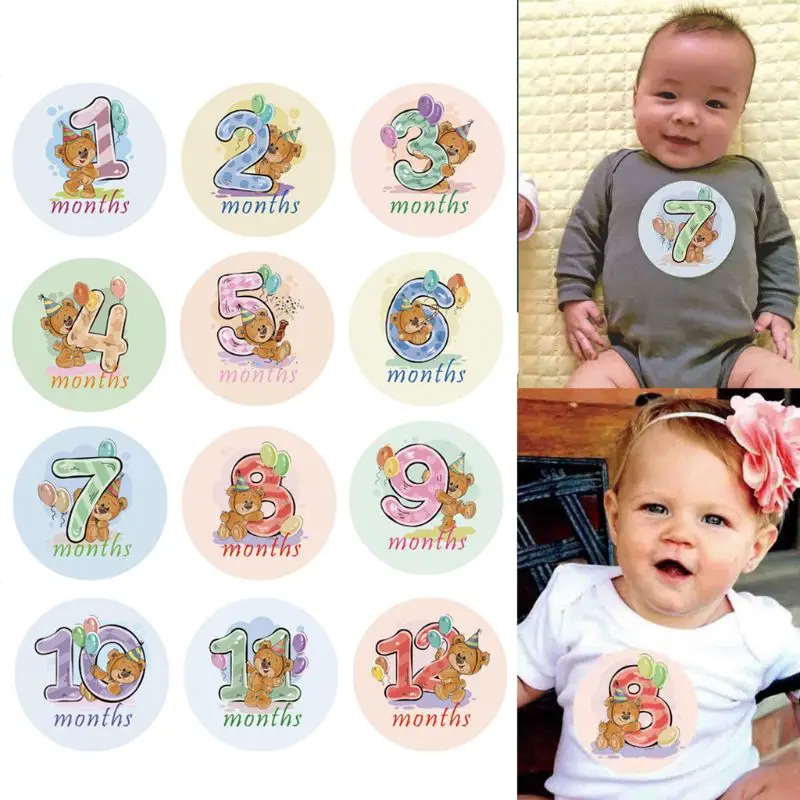 12 Pcs Month Sticker Baby Photography Milestone Memorial Monthly Newborn Kids Commemorative Card Number Photo Props Accessories
12 Pcs Month Sticker Baby Photography Milestone Memorial Monthly Newborn Kids Commemorative Card Number Photo Props Accessories