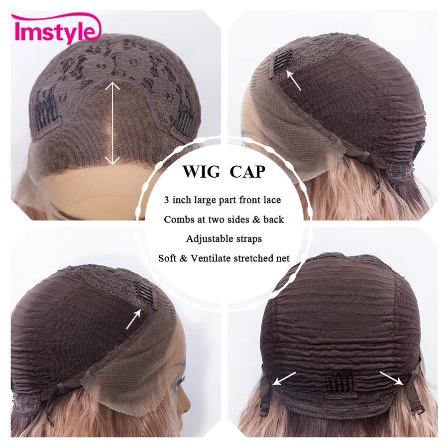 Imstyle Pink Lace Front Wigs Curly Short Bob Wigs For Women Synthetic Lace Front Wig Heat Resistant Fiber Cosplay Wig
Imstyle Pink Lace Front Wigs Curly Short Bob Wigs For Women Synthetic Lace Front Wig Heat Resistant Fiber Cosplay Wig