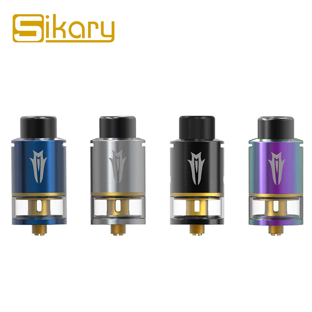 Оригинальный Sikary вытачки 24 мм RDTA 3 мл большой Ёмкость 510 нить электронная сигарета