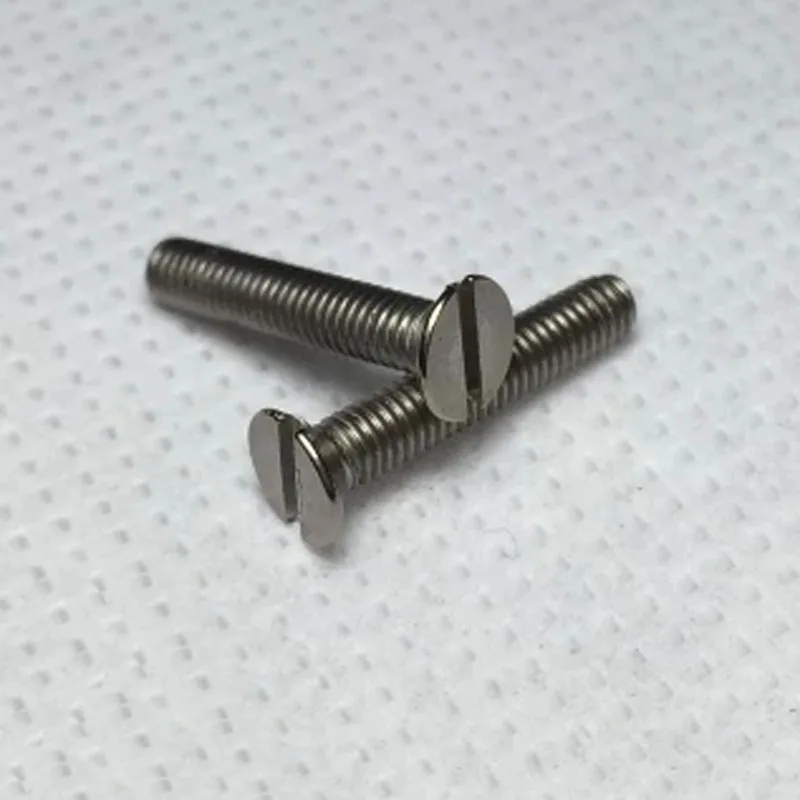 

3pcs M1.2 Titanium screw Word of sinking head DIN963 Pure titaniumsGR2 2mm-8mm Length