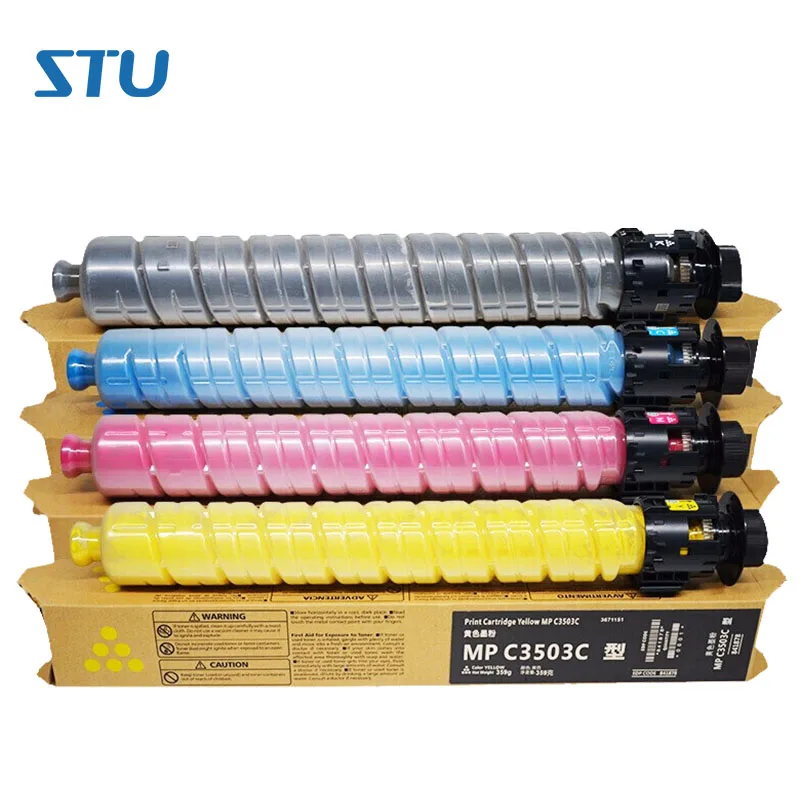 C/M/Y/K Toner Cartridge for Ricoh MP C3003 C3503 C4503 C5503 C6003 MPC3003 MPC3503 MPC4503 MPC5503 MPC6003
C/M/Y/K Toner Cartridge for Ricoh MP C3003 C3503 C4503 C5503 C6003 MPC3003 MPC3503 MPC4503 MPC5503 MPC6003