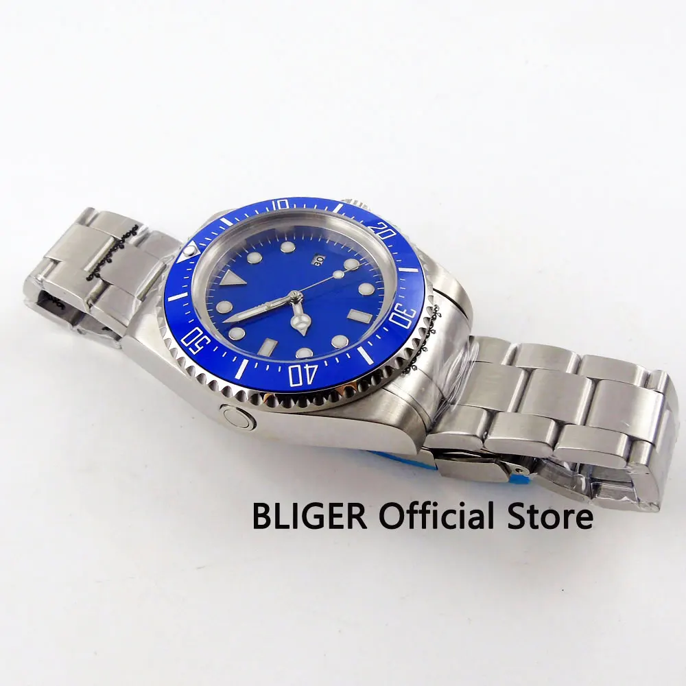 Luxury 44mm Nologo Date Dial Big Face Men's Watch Black Ceramic Rotating Bezel SS Case Miyota Automatic Movement Wristwatch
Luxury 44mm Nologo Date Dial Big Face Men's Watch Black Ceramic Rotating Bezel SS Case Miyota Automatic Movement Wristwatch