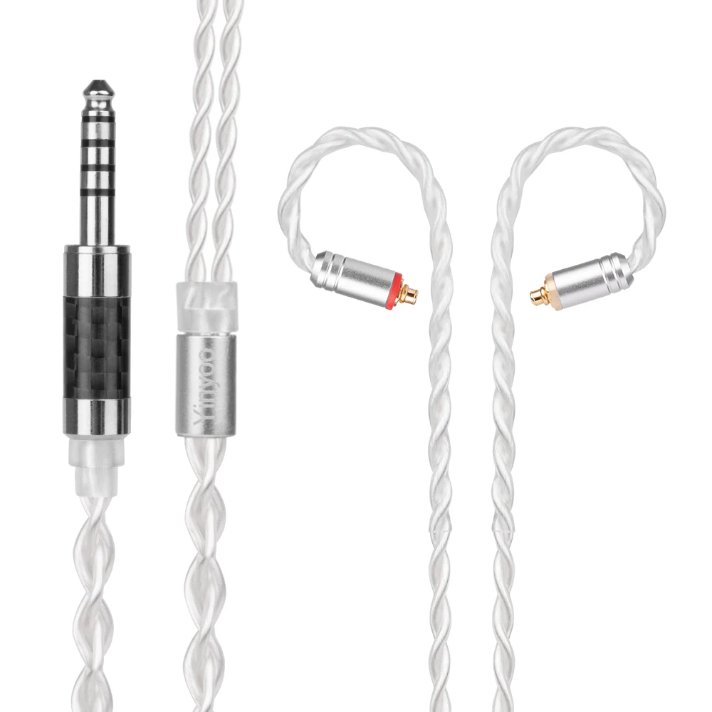 Yinyoo Single crystal copper silver-plated Cable 2.5/3.5/4.4mm Balanced Cable With MMCX/2pin Connector For ZS10 AS10 BA10 ZST
Yinyoo Single crystal copper silver-plated Cable 2.5/3.5/4.4mm Balanced Cable With MMCX/2pin Connector For ZS10 AS10 BA10 ZST