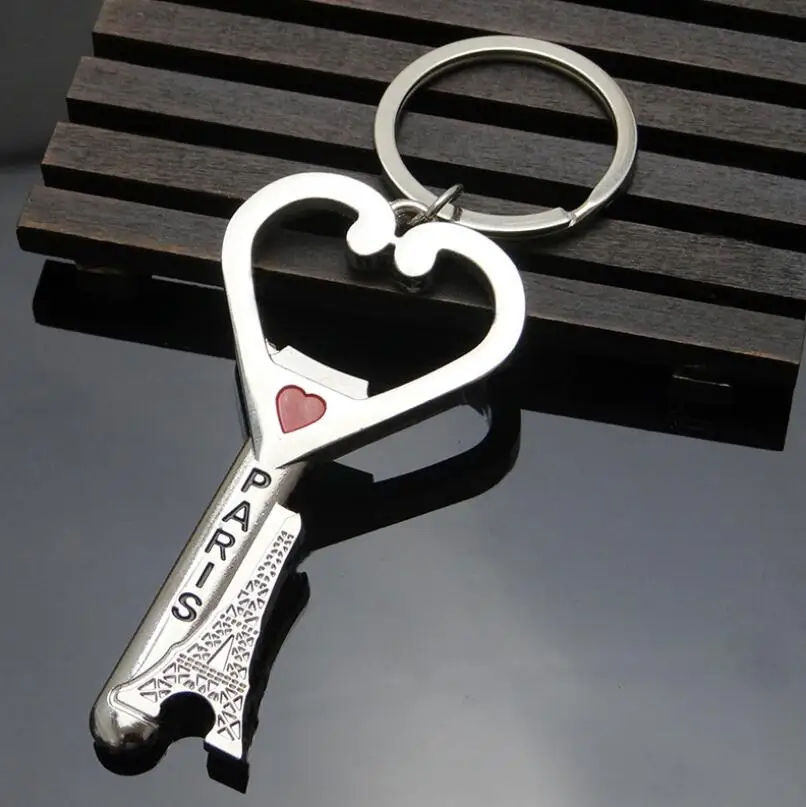 Paris tower souvenirs fashion design heart shaped bottle opener metal keychains key ring LX1954
Paris tower souvenirs fashion design heart shaped bottle opener metal keychains key ring LX1954