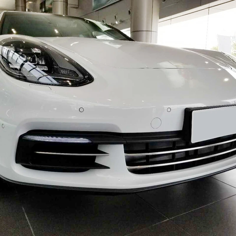 Car Styling 4PCS Stainless Steel Front Bottom Center Grille Grill Cover Decoration Trim For Porsche Panamera 971 2017 2018 2019
Car Styling 4PCS Stainless Steel Front Bottom Center Grille Grill Cover Decoration Trim For Porsche Panamera 971 2017 2018 2019