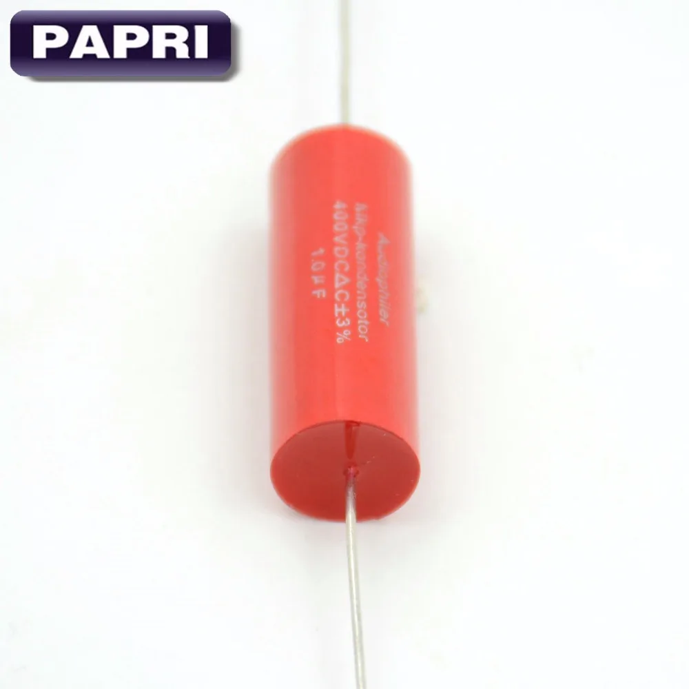 PAPRI 400V 1UF Axial Audio MKP Capacitor Polypropylene NON-Polarized Tube Guitar Fot HIFI DIY Tube Amplifier Lot/1PCS
PAPRI 400V 1UF Axial Audio MKP Capacitor Polypropylene NON-Polarized Tube Guitar Fot HIFI DIY Tube Amplifier Lot/1PCS