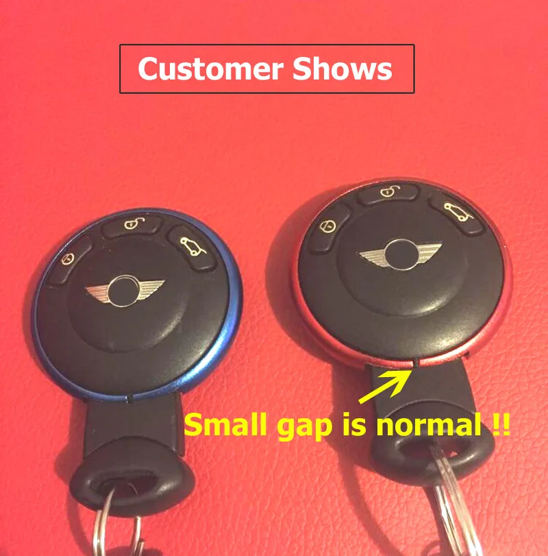 Replacement Ring Fob Surround For 08-Up Mini Cooper JCW R55 R56 R57 R58 R59 R60 Keychain Smart Key Fob Ring Frame Case Aluminum
Replacement Ring Fob Surround For 08-Up Mini Cooper JCW R55 R56 R57 R58 R59 R60 Keychain Smart Key Fob Ring Frame Case Aluminum
