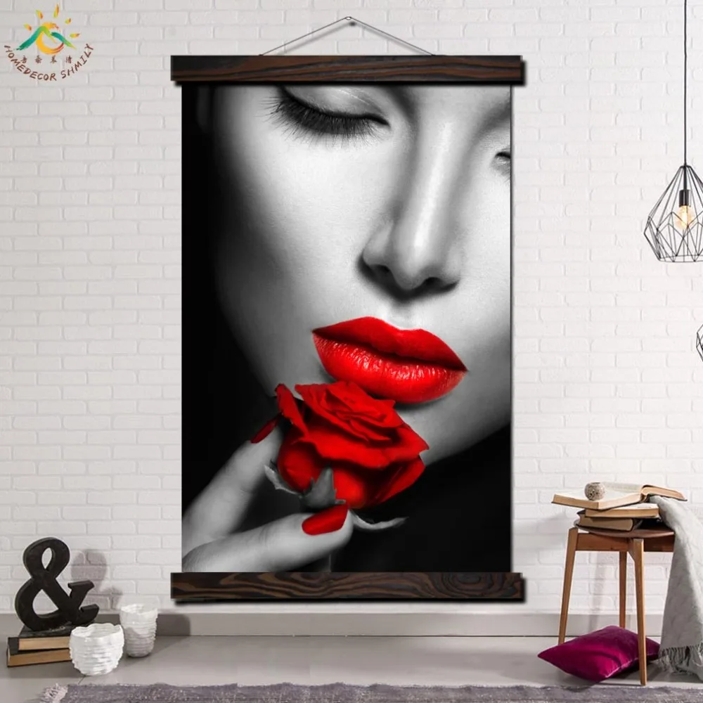 Sxey Woman Face Rose Modern Canvas Art Prints Poster Wall Painting Scroll Painting Artwork Wall Art Pictures Home Decoration
Sxey Woman Face Rose Modern Canvas Art Prints Poster Wall Painting Scroll Painting Artwork Wall Art Pictures Home Decoration