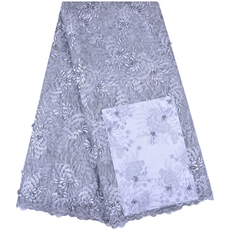 Hot Sale Bridal French Lace Fabric Beaded African Tulle Lace Fabric With Stones 5 Yards Per Lot Net Lace Fabric For Dress 1203
Hot Sale Bridal French Lace Fabric Beaded African Tulle Lace Fabric With Stones 5 Yards Per Lot Net Lace Fabric For Dress 1203
