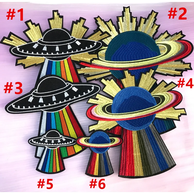 1 Pc large UFO patch applique clothing textiles clothing DIY craft decoration patch flying saucer iron patch applique RP115
1 Pc large UFO patch applique clothing textiles clothing DIY craft decoration patch flying saucer iron patch applique RP115