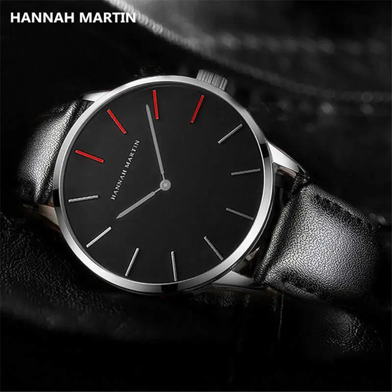 Часы Hannah Martin мужские наручные кварцевые роскошные брендовые качественные в