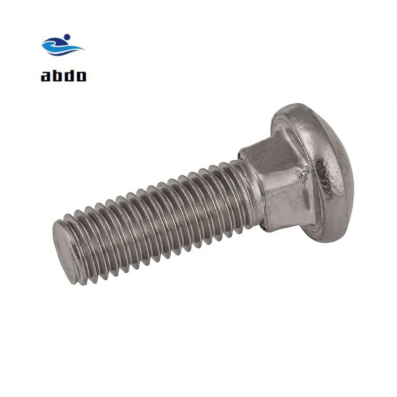 GB12 DIN603 M6 M8 M10 M12 stainless steel round head square neck carriage screws bridge screws shelf screws anti-theft bolts
GB12 DIN603 M6 M8 M10 M12 stainless steel round head square neck carriage screws bridge screws shelf screws anti-theft bolts