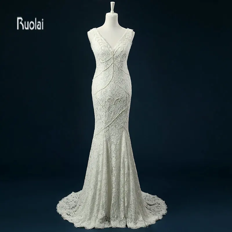 Vestido de noiva кружевное свадебное платье русалки 2018 без рукавов с v-образным вырезом и жемчугом, пляжные свадебные платья с открытой спиной, свад...
Vestido de noiva кружевное свадебное платье русалки 2018 без рукавов с v-образным вырезом и жемчугом, пляжные свадебные платья с открытой спиной, свад...
