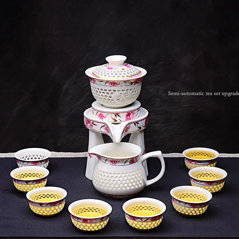 Free Shipping High-Grade Semi-automatic Kung Fu tea set Creative ceramic tea cup set high-grade gift box
Free Shipping High-Grade Semi-automatic Kung Fu tea set Creative ceramic tea cup set high-grade gift box