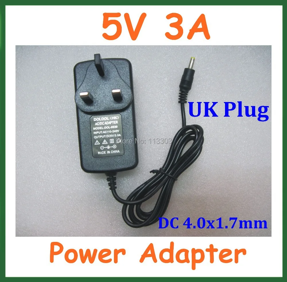 UK Plug AC 100-240V Converter Adapter to DC 5V 3A 4.0x1.7mm / 4.0*1.7mm Charger Power Supply Adapter Universal
UK Plug AC 100-240V Converter Adapter to DC 5V 3A 4.0x1.7mm / 4.0*1.7mm Charger Power Supply Adapter Universal