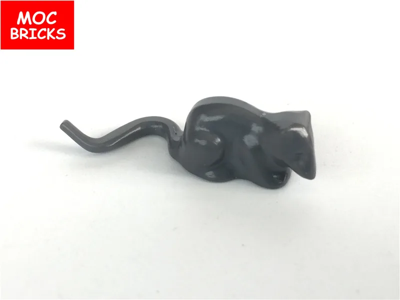MOC Bricks DIY toys Animal Dark gray Rat & Cat fit with 40234 Action figure Educational Building Blocks Toy Kids Gift | Игрушки и