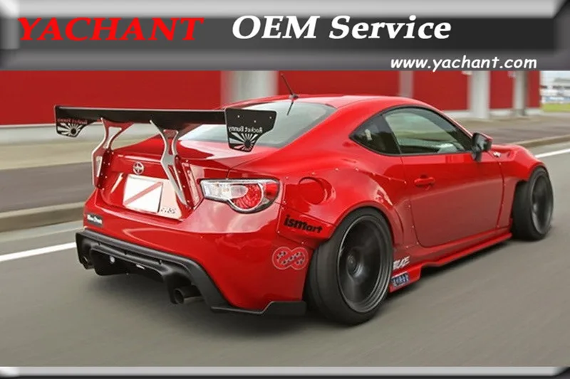 Стайлинг автомобиля FRP волоконное стекло крыло 6 шт. подходит для GT86 FT86 ZN6 FRS BRZ ZC6 X RB