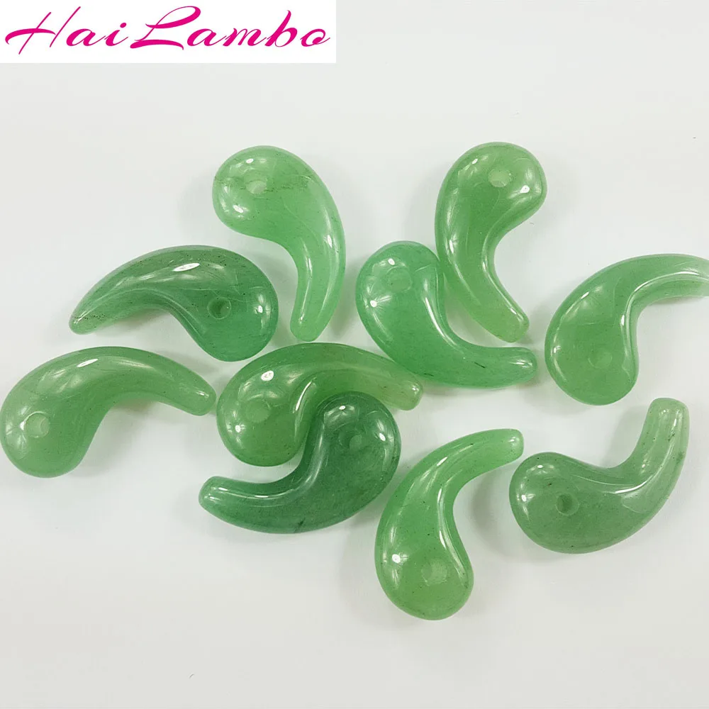 5pcs HaiLambo Natural Green Aventurine Carved Magatama Pendant Comma Bead Classic Lucky Jewelry Pendants Bead for Gift GY10#
5pcs HaiLambo Natural Green Aventurine Carved Magatama Pendant Comma Bead Classic Lucky Jewelry Pendants Bead for Gift GY10#