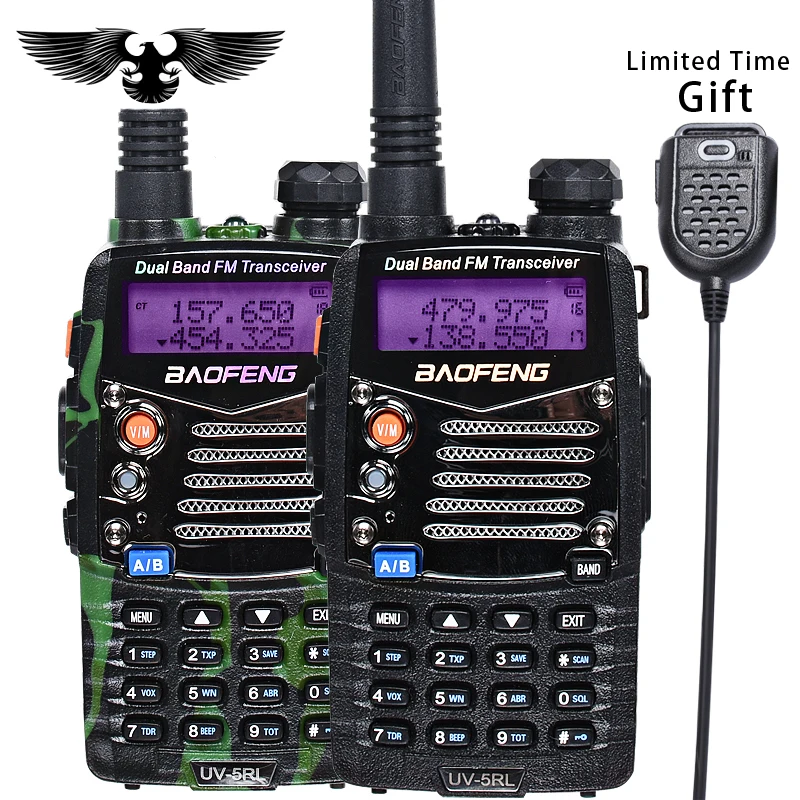 Рация BAOFENG UV 5RL обновленная версия двухдиапазонный любительский радиофонарик