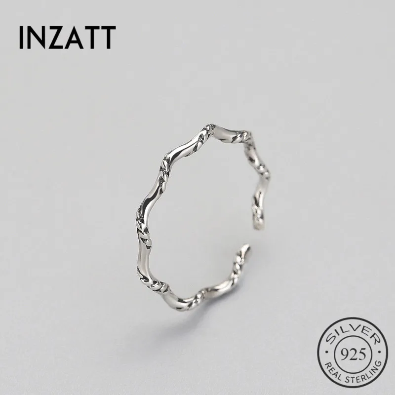 INZATT Punk Vintage Wavy Ring Genuine 925 Sterling Thai Silver Geometric For Women Party FINE jewelry New 2018 Gifts Brincos
INZATT Punk Vintage Wavy Ring Genuine 925 Sterling Thai Silver Geometric For Women Party FINE jewelry New 2018 Gifts Brincos