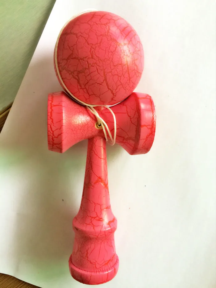 ALL CRACK wooden kendama Length: 18cm Ball diameter:5.5cm juggle skillful ball game toy kid kit child japanese traditional game
ALL CRACK wooden kendama Length: 18cm Ball diameter:5.5cm juggle skillful ball game toy kid kit child japanese traditional game
