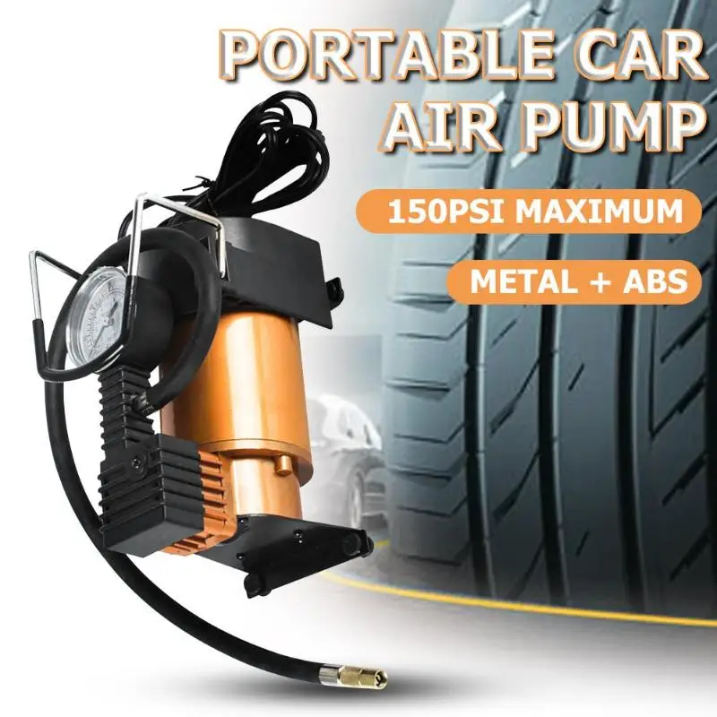 DC 12V 150PSI Portable Auto Car 35L/ min Barometric Flow Tire Inflator Pump Air Compressor with Pointer Pressure Gauge Universal
DC 12V 150PSI Portable Auto Car 35L/ min Barometric Flow Tire Inflator Pump Air Compressor with Pointer Pressure Gauge Universal