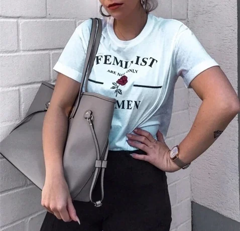 fashionshow-JF Feminist Are Not Only Women Letter Printed T Shirt Man Women Short Sleeve Cotton O-Neck Tee Tops
fashionshow-JF Feminist Are Not Only Women Letter Printed T Shirt Man Women Short Sleeve Cotton O-Neck Tee Tops