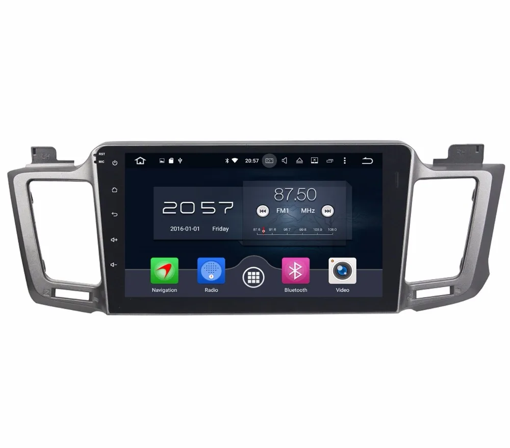 Octa Core 2 din 10 1 "Android 6 0 автомобиль видео DVD gps для Toyota RAV4 2012-2015 с 4 ГБ Оперативная