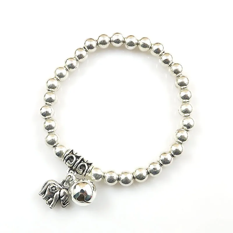 2018 Fashion Woman Jewelry Elephant Bell Charm Bracelet Silver Plated Beads Bracelet For Women Kid Wholesale Party Birthday Gift 
2018 Fashion Woman Jewelry Elephant Bell Charm Bracelet Silver Plated Beads Bracelet For Women Kid Wholesale Party Birthday Gift