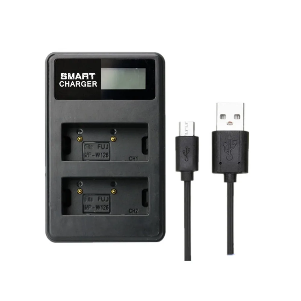 Двойное зарядное устройство для Fujifilm Fine Pix HS30EXR HS33EXR|charger np-w126|np-w126 chargerfujifilm np-w126 |