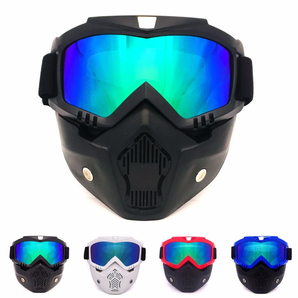 Motorcycle Motorbike Helmets Full Face Mask with Detachable Goggles Motor Motocross Off-road MX ATV Dirt Bike Glasses Eyewear
Motorcycle Motorbike Helmets Full Face Mask with Detachable Goggles Motor Motocross Off-road MX ATV Dirt Bike Glasses Eyewear