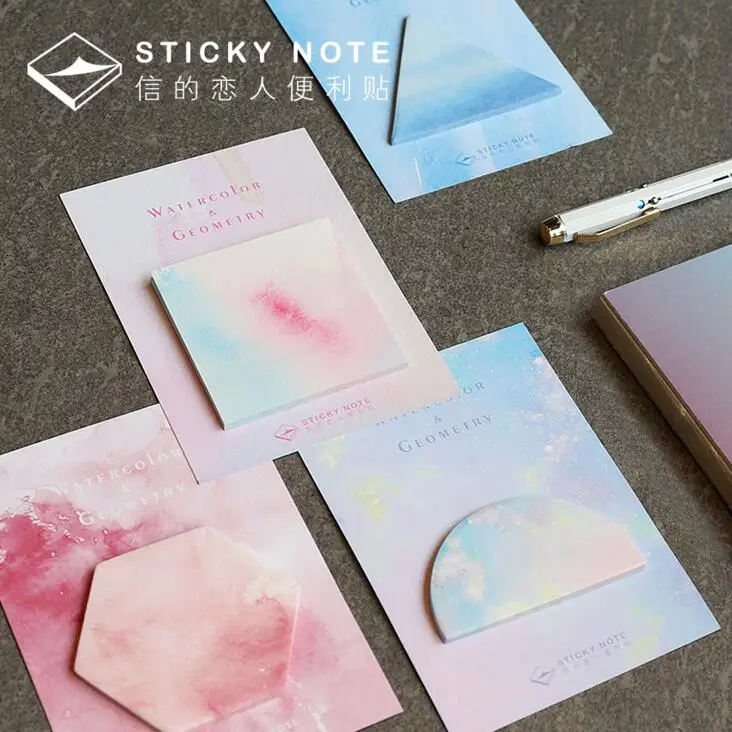 Fantastic Watercolor Geometric Self-Adhesive Memo Pad Sticky Notes Bookmark School Office Supply
Fantastic Watercolor Geometric Self-Adhesive Memo Pad Sticky Notes Bookmark School Office Supply
