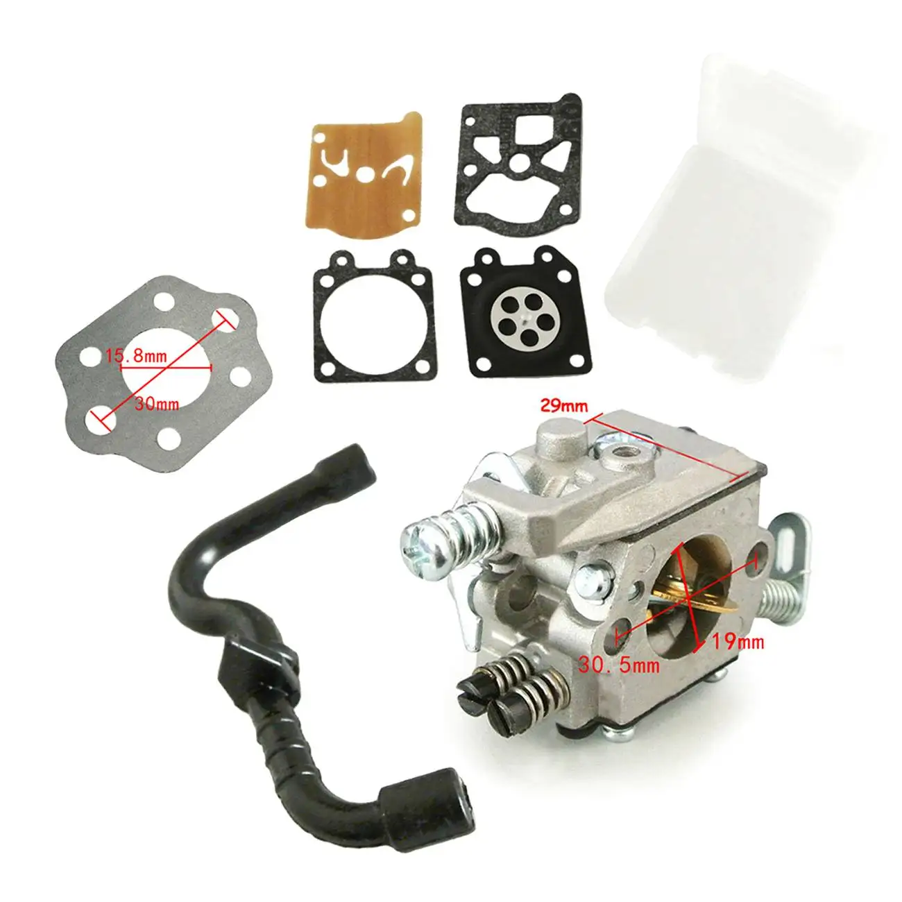 Carburetor Repair Kit & Fuel Line & gasket Fit STIHL 017 018 MS170 MS180 Chainsaw
Carburetor Repair Kit & Fuel Line & gasket Fit STIHL 017 018 MS170 MS180 Chainsaw