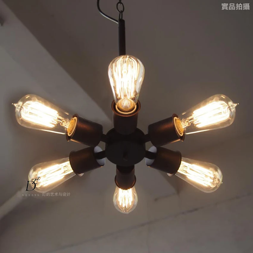 Loft Vintage Metal Wrought Iron Edison Bulb Pendant Hanging Lights for Restaurant Dining Room Cafe Bar Store Hall Club Black
Loft Vintage Metal Wrought Iron Edison Bulb Pendant Hanging Lights for Restaurant Dining Room Cafe Bar Store Hall Club Black