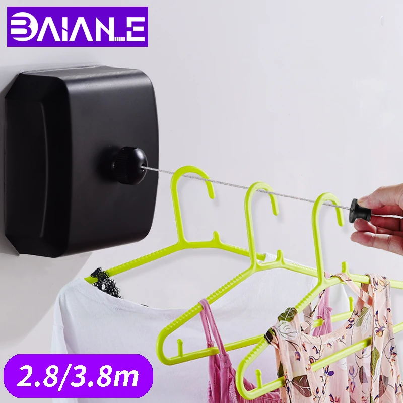 Retractable Clothesline Dryer Wall Mounted Clothesline Outdoor Indoor Laundry Hanger Clothes Drying Rack Rope Stainless Steel
Retractable Clothesline Dryer Wall Mounted Clothesline Outdoor Indoor Laundry Hanger Clothes Drying Rack Rope Stainless Steel