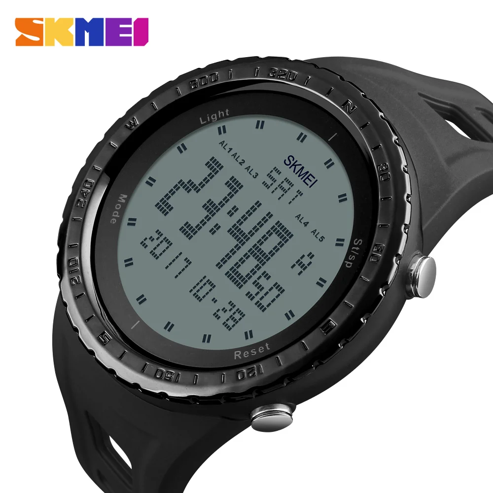 Армейские часы мужские модные спортивные SKMEI цифровые светодиодные