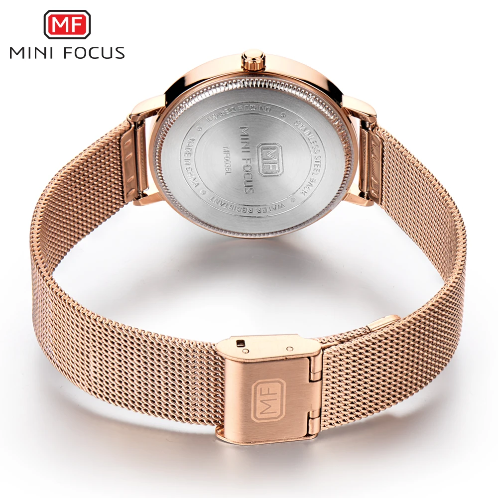 MINI FOCUS Fashion Simple Women Watches Girl Wristwatch Ultra Thin Quartz Watch Woman Stainless Steel Mesh Belt Ladies Clock
MINI FOCUS Fashion Simple Women Watches Girl Wristwatch Ultra Thin Quartz Watch Woman Stainless Steel Mesh Belt Ladies Clock