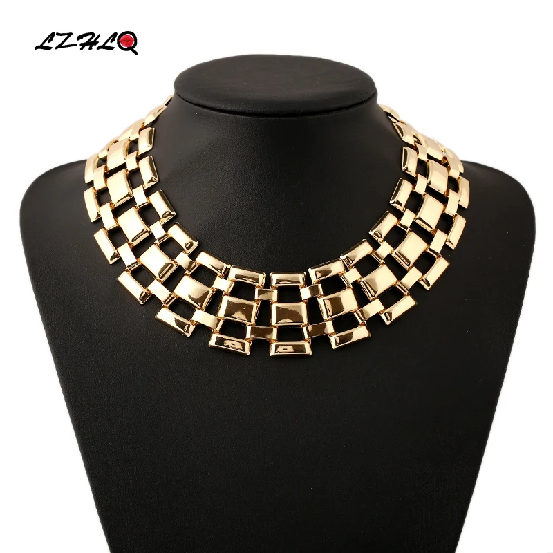 LZHLQ Rock Street Hollow Out Big Statement Choker Necklace Women Jewelry Personality Show Collar 2019 New Jewelry Collier Femme
LZHLQ Rock Street Hollow Out Big Statement Choker Necklace Women Jewelry Personality Show Collar 2019 New Jewelry Collier Femme